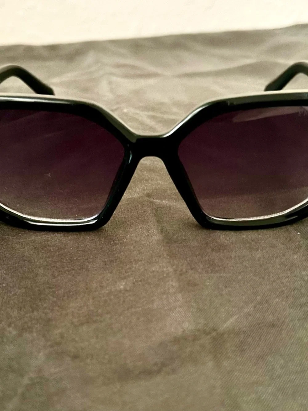 Prada Unisex Triangle Logo Acetate Sunglasses - Picture 3 of 7